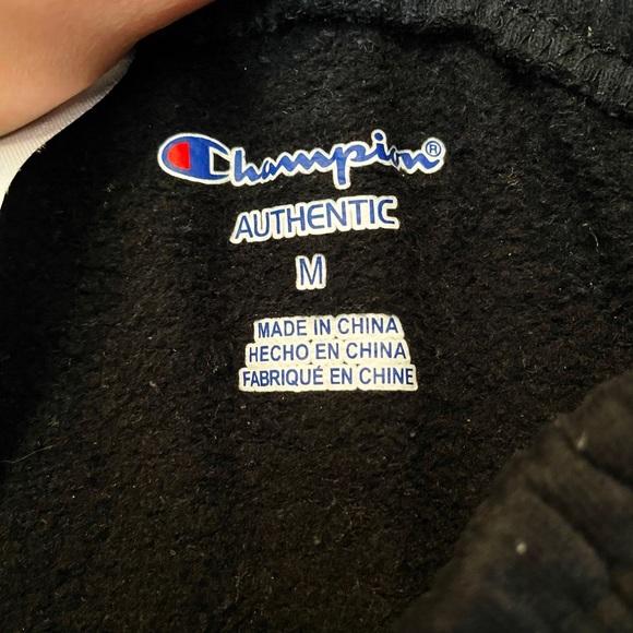 Black Champion Sweatpants - Picture 2 of 3